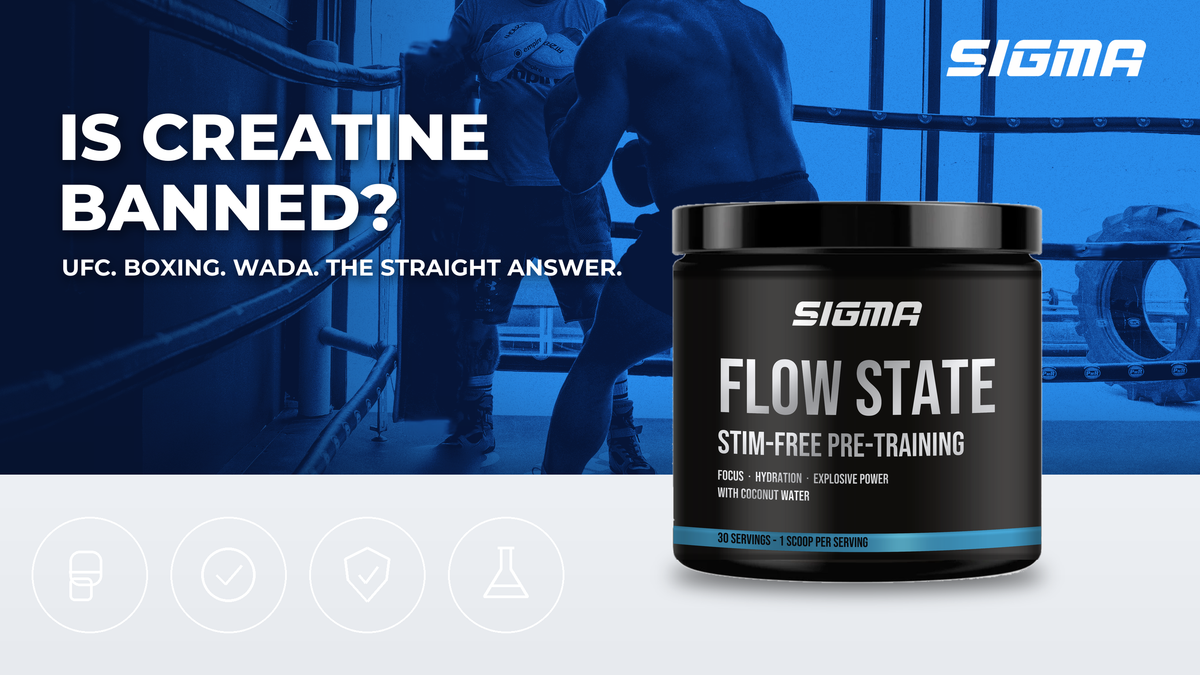 Is creatine banned in the UFC, boxing or under WADA?